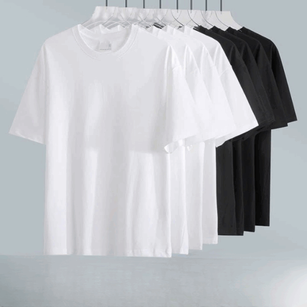 ÁO THUN CỔ TRÒN TRƠN NAM CHẤT VẢI 100% COTTON