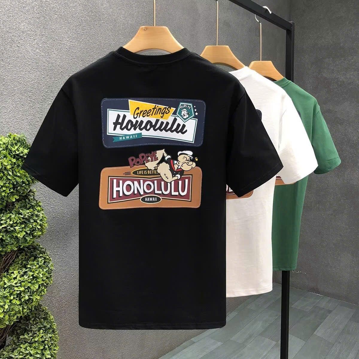 ÁO THUN CỔ TRÒN IN HOẠ TIẾC VỚI CHẤT VẢI 100% COTTON - Ảnh 15