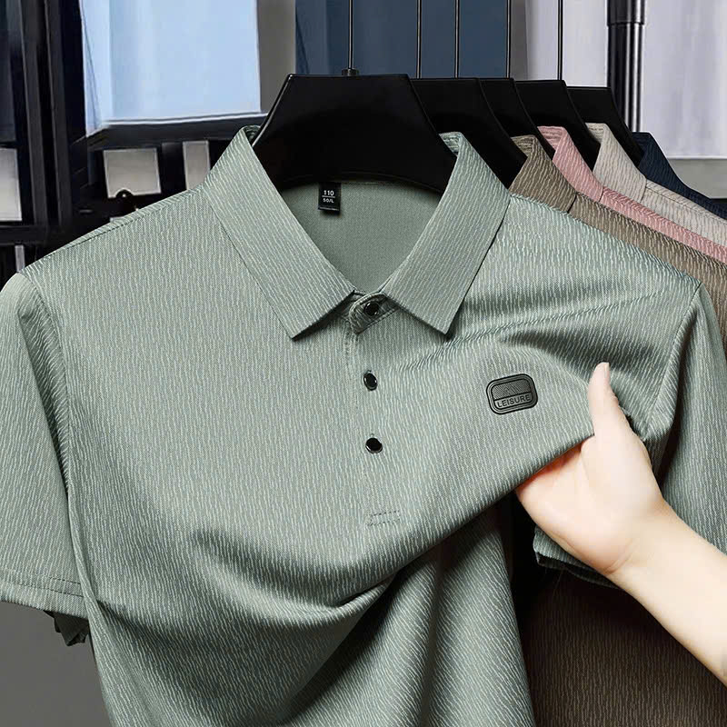 ÁO CỔ TRỤ POLO NAM CHẤT VẢI LỤA CAO CẤP - Ảnh 5