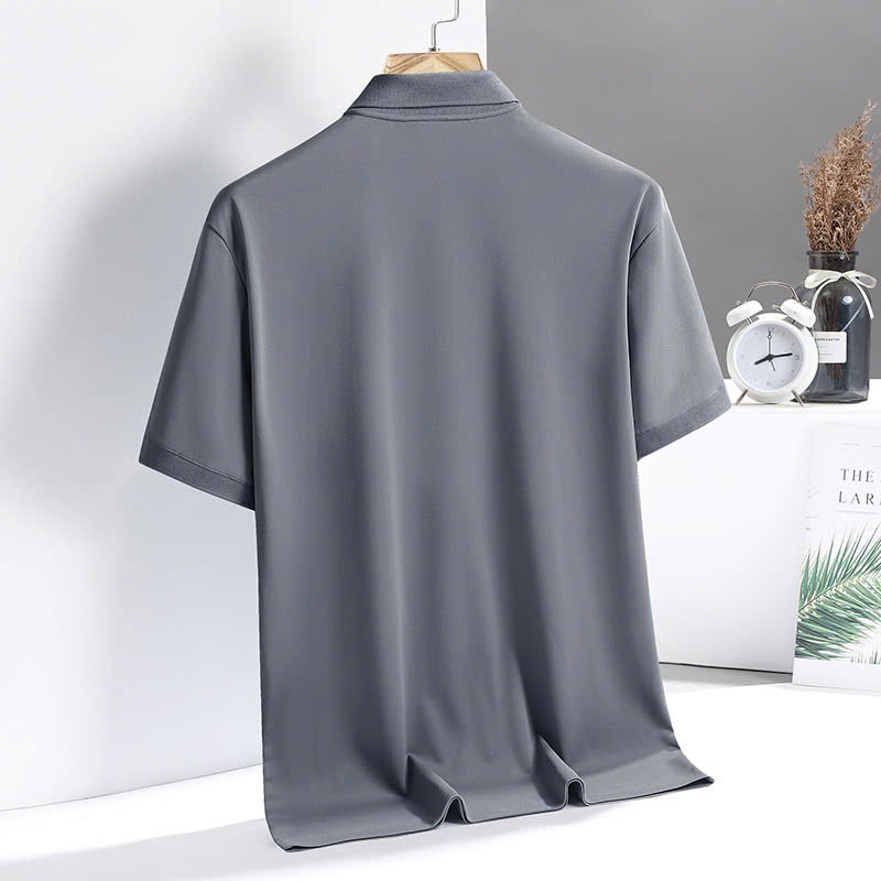 ÁO CỔ TRỤ POLO NAM CHẤT VẢI LỤA CAO CẤP - Ảnh 4