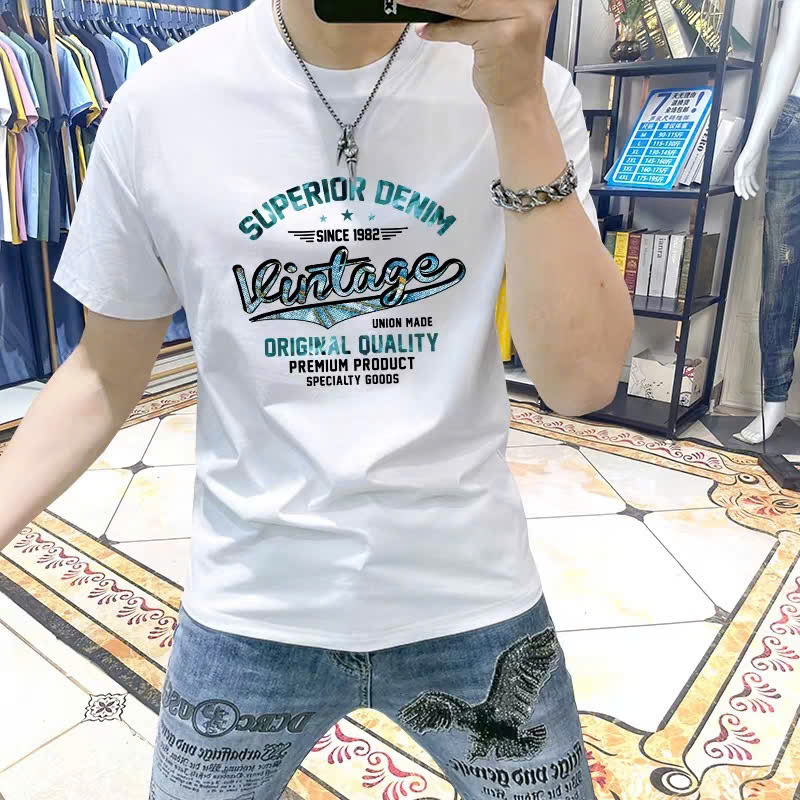 ÁO THUN CỔ TRÒN IN HOẠ TIẾT BẮT MẮT. CHẤT VẢI 100% COTTON - Ảnh 3