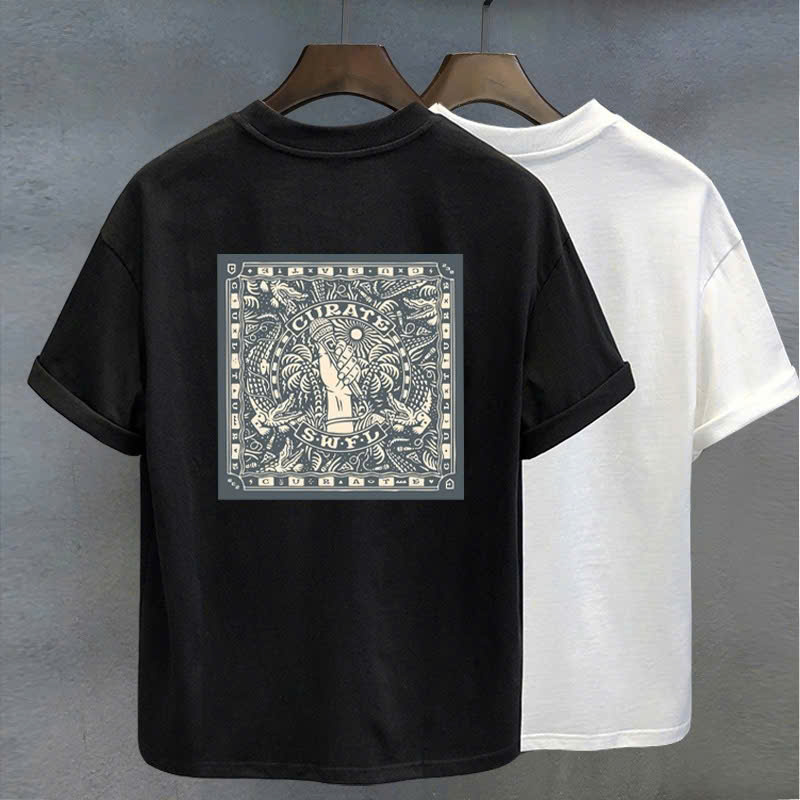 ÁO THUN CỔ TRÒN IN HOẠ TIẾT BẮT MẮT. CHẤT VẢI 100% COTTON - Ảnh 15