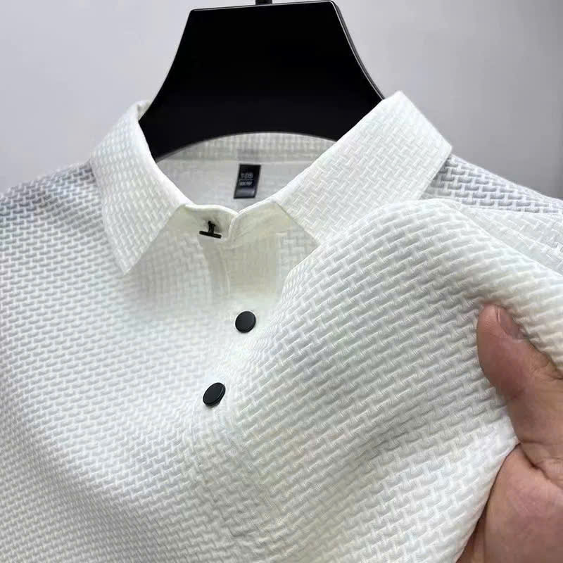 ÁO THUN CỔ TRỤ POLO CHẤT VẢI LỤA BĂNG - Ảnh 7