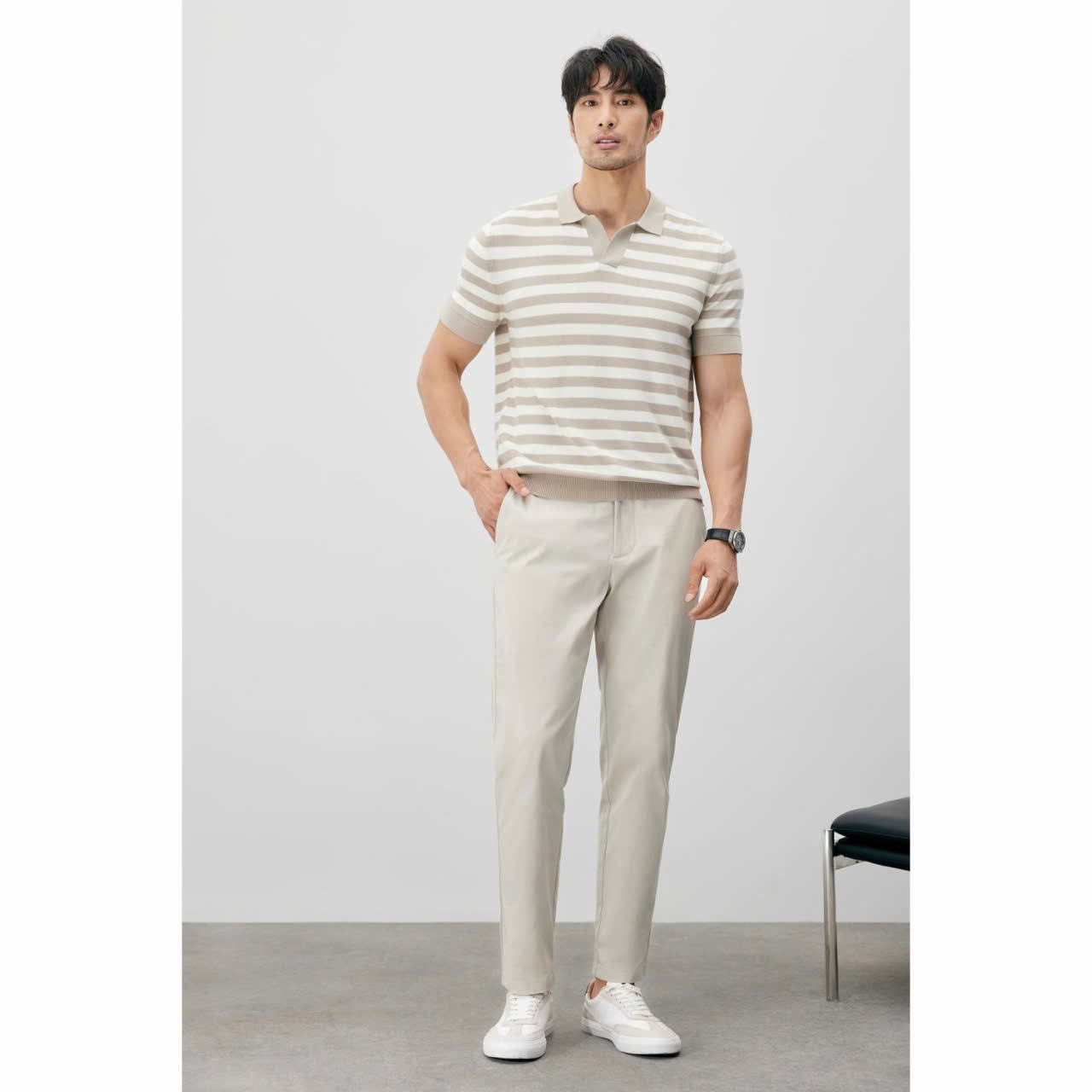 ÁO CỔ TRỤ POLO DỆT KIM PHONG CÁCH HÀNG QUỐC - Ảnh 14