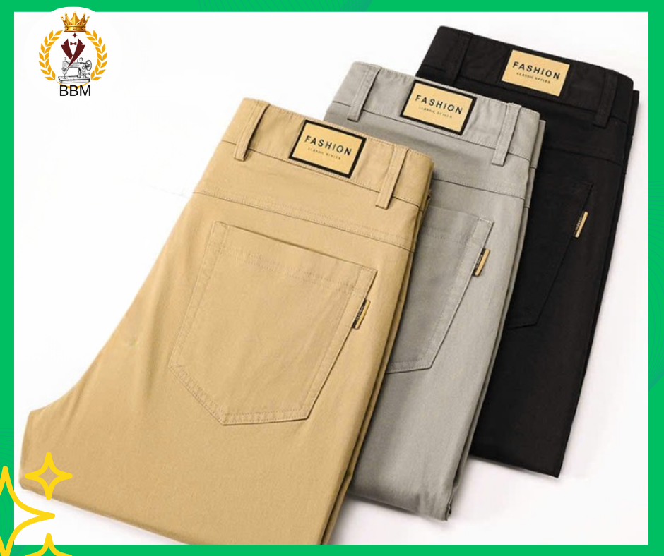 QUẦN KAKI NAM CHẤT VẢI THUN CO GIẢN ỐNG ĐỨNG - Ảnh 2