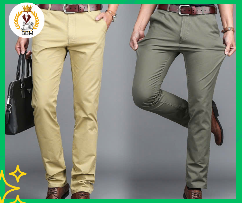 QUẦN KAKI NAM CHẤT VẢI THUN CO GIẢN ỐNG ĐỨNG - Ảnh 3