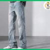 QUẦN JEAN NAM PHOM RỘNG ỐNG ĐỨNG CO GIẢN - Ảnh 5