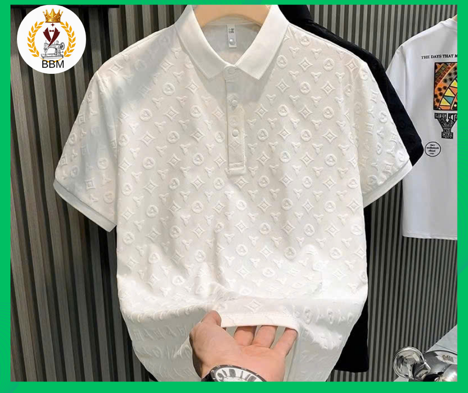 ÁO TRỤ POLO CHẤT VẢI LỤA BĂNG - Ảnh 3