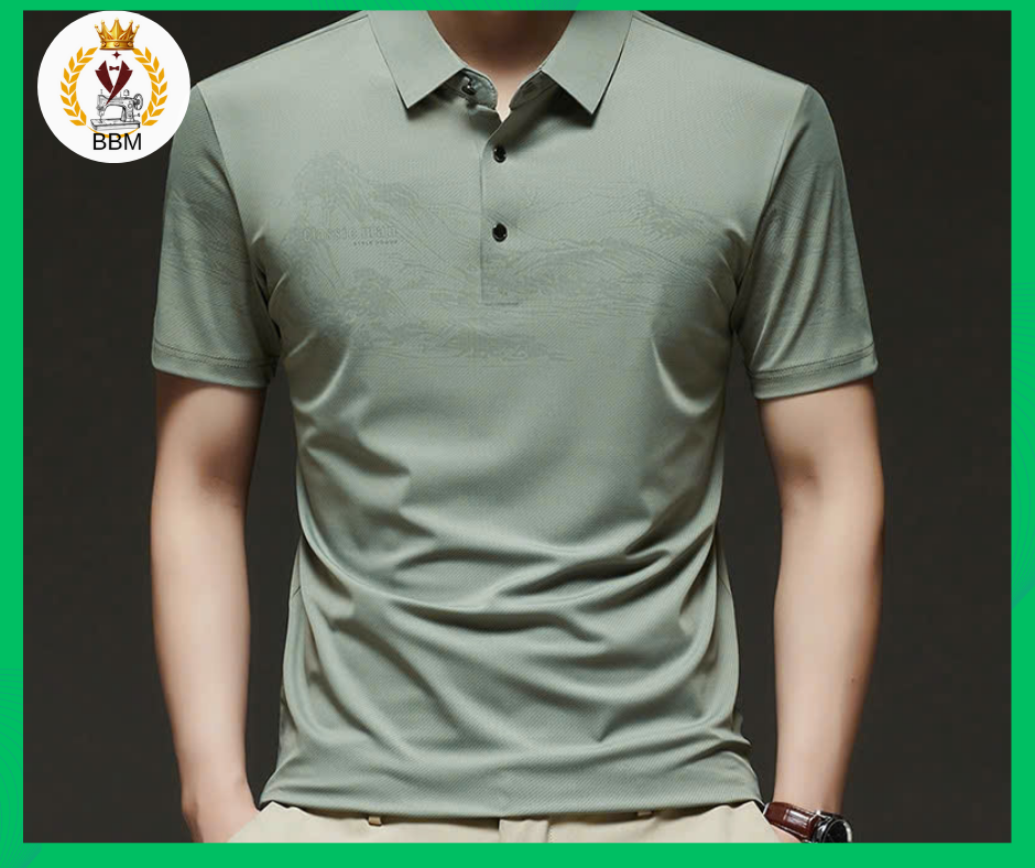ÁO TRỤ POLO CHẤT VẢI LỤA BĂNG - Ảnh 8