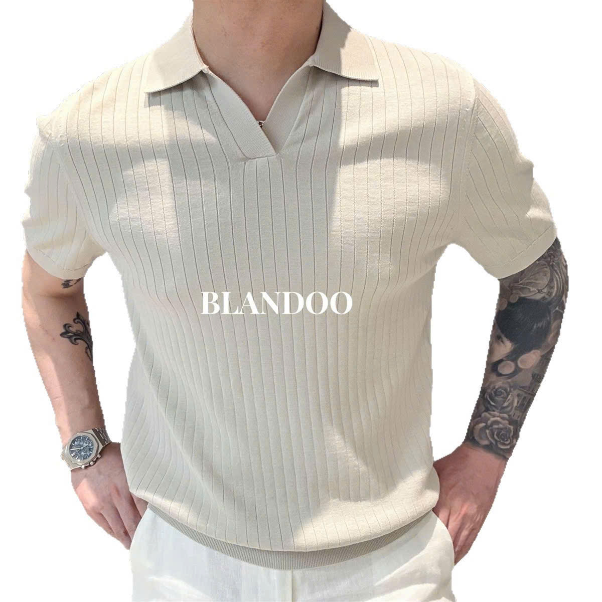 ÁO CỔ TRỤ POLO CHẤT VẢI DỆT KIM PHONG CÁCH HÀNG QUỐC - Ảnh 4