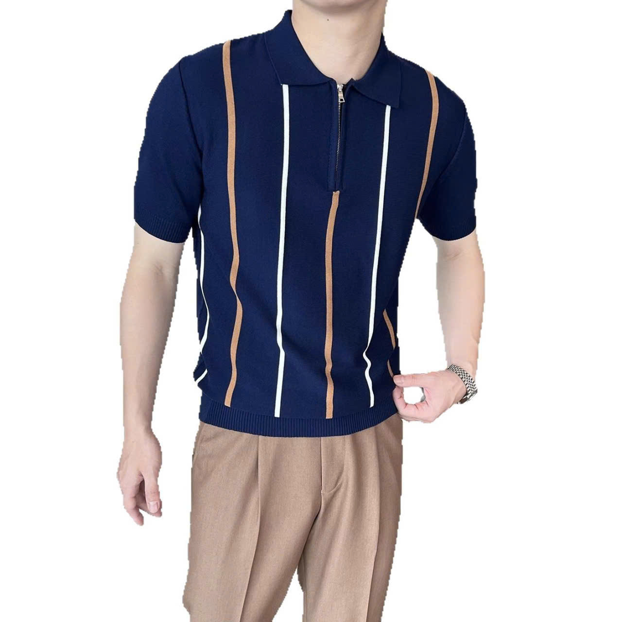 ÁO CỔ TRỤ POLO CHẤT VẢI DỆT KIM PHONG CÁCH HÀNG QUỐC - Ảnh 15