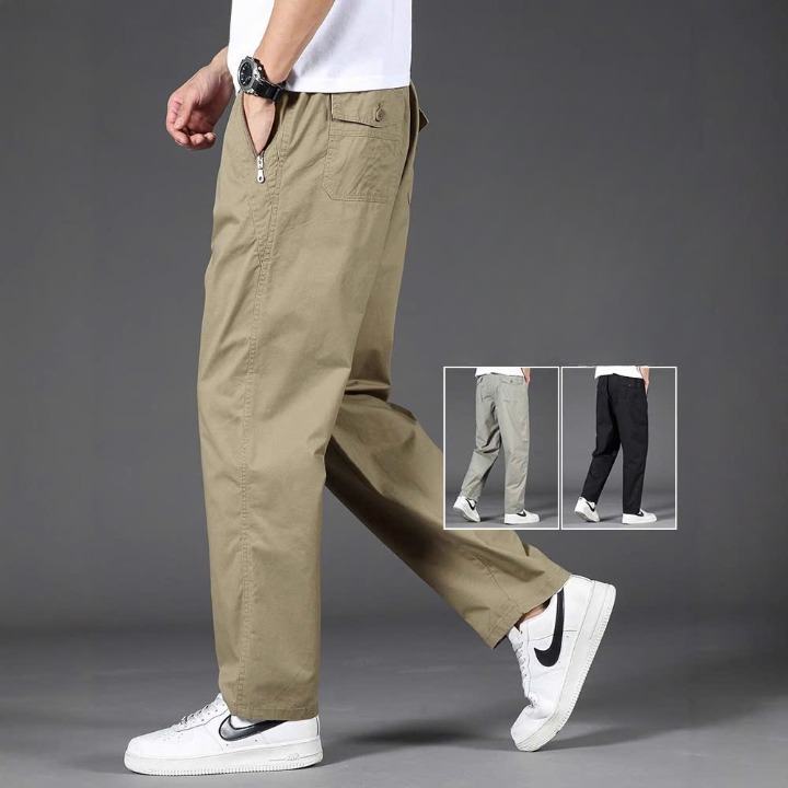 QUẦN KAKI PHOM RỘNG RẢI HIPHOP CHẤT VẢI CO GIẢN - Ảnh 3