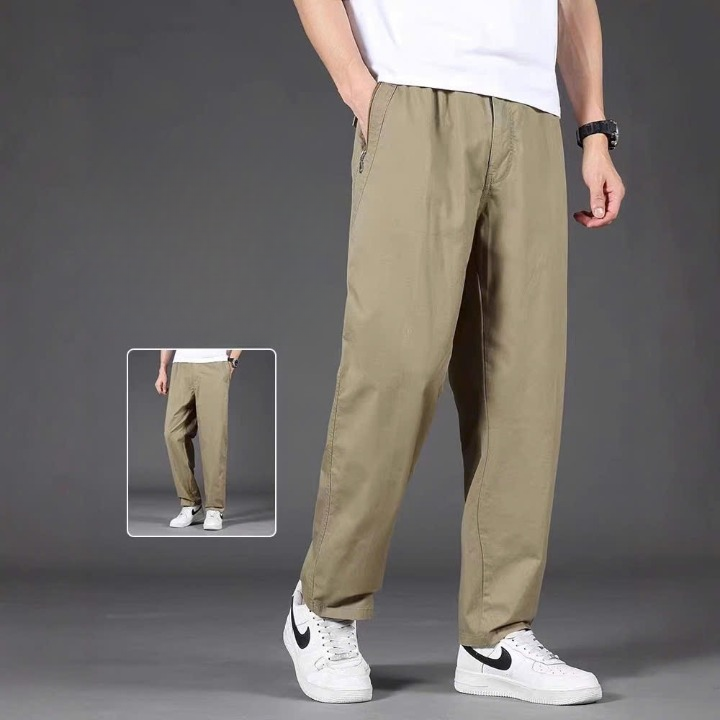 QUẦN KAKI PHOM RỘNG RẢI HIPHOP CHẤT VẢI CO GIẢN - Ảnh 2