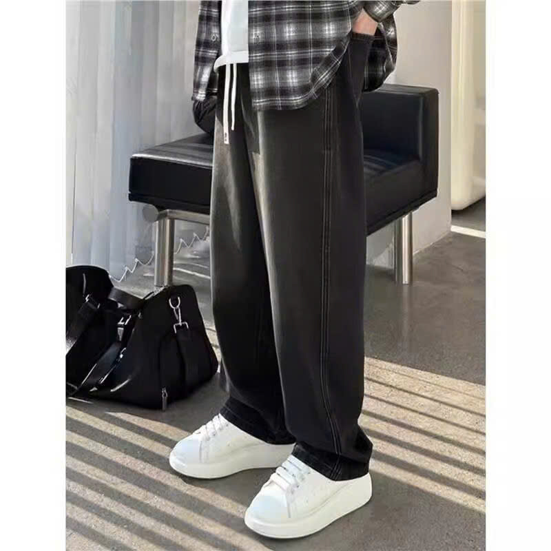 QUẦN JEAN NAM PHOM RỘNG ỐNG ĐỨNG CO GIẢN - Ảnh 12