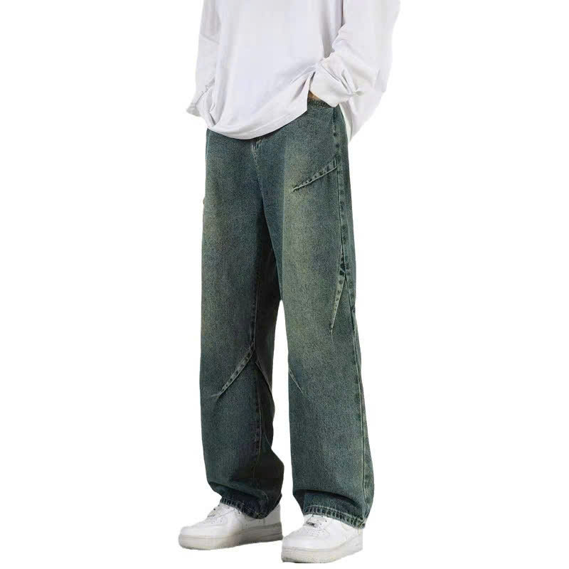 QUẦN JEAN NAM PHOM RỘNG ỐNG ĐỨNG CO GIẢN - Ảnh 15